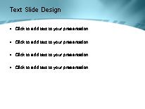 Radiantcurve Teal PowerPoint Template text slide design